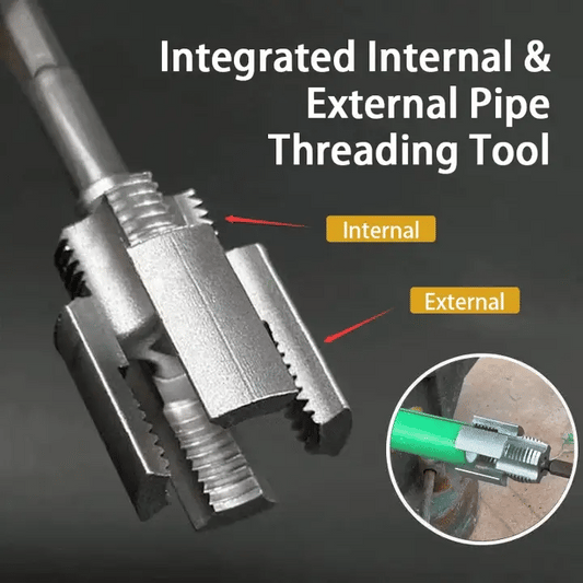Dual Function Pipe Threader for 1/2″ & 3/4″